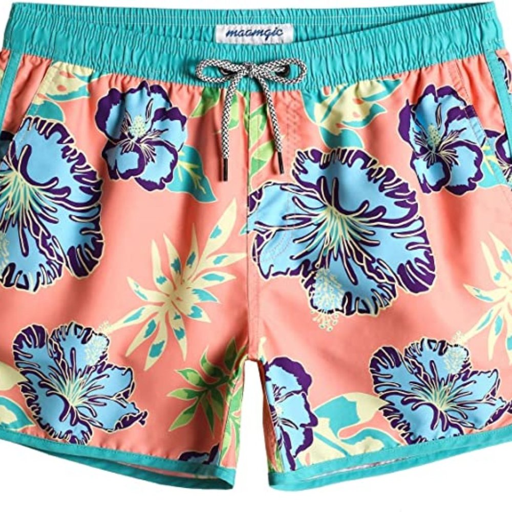 SWIM TRUNKS mess lining Vintage *NEW* 34 waist